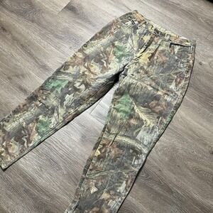 Wrangler Rugged Wear For Women Size 13/14x30 RealTree Advantage Camo Pants Used